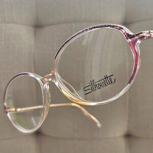 Silhouette Women Glasses Frame SPX M1911 Purple/Clear EyeglassesMade in Austria